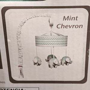 Elephant baby crib mobile